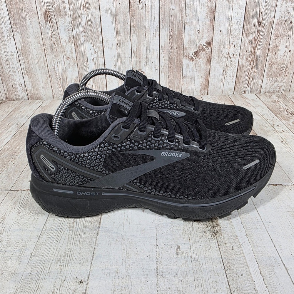 Brooks Ghost 14 Womens Running Shoes Black Ebony 1203561B020 Size 9.5 Medium B